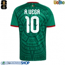 Maglie da calcio Messico Alexis Vega #10 Prima Maglia Mondiali 2026  Manica Corta